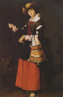 Francisco de Zurbaran St Margaret (mk08) china oil painting image